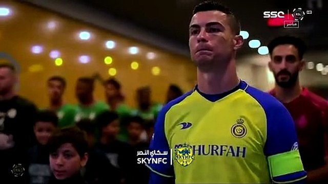 رونالدو يتحدث بالعربية في أول ظهور رسمي له بالدوري السعودي
