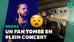 Au concert du rappeur Drake à New York, un fan tombe du balcon