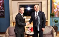Bakan Çavuşoğlu KKTC Dışişleri Bakanı Ertuğruloğlu ile görüştü