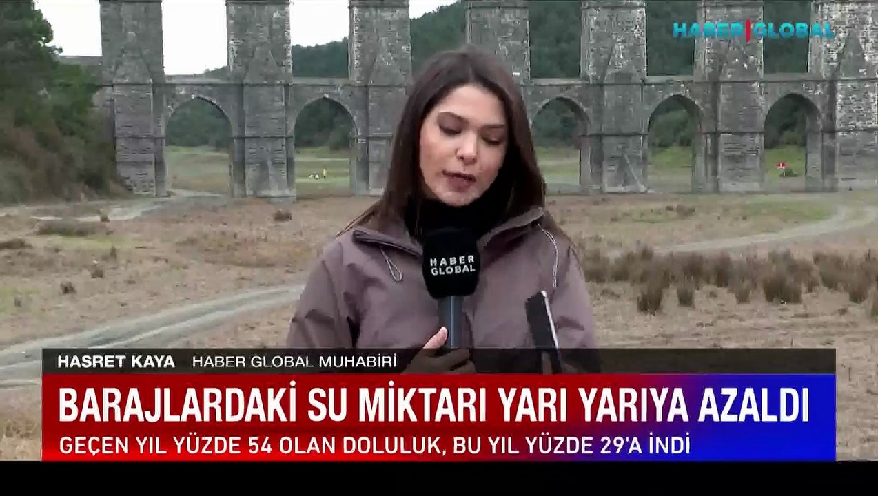 Barajlardaki su miktarı yarı yarıya azaldı