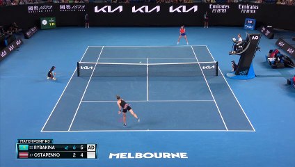 Rybakina dispatches Ostapenko to reach maiden Australian Open semi