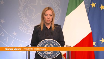 Meloni "L'allargamento ai Balcani una priorità per l'Unione Europea"