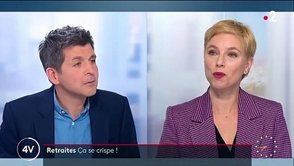 "C'est assez étrange !" : Clémentine Autain surprise par le plateau de "Télématin" perturbé par une grève