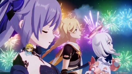 All lantern Rite genshin cutscene from 2021 till 2023~