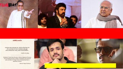 Balakrishna తనని తానే దిగజార్చూకంటున్నడా అక్కినేని హీరోల counter attack *Tollywood |Telugu FilmiBeat