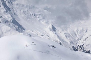 Kaçkar Dağları'nda "heliski" heyecanı devam ediyor