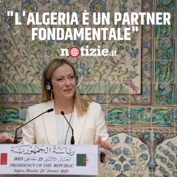 Meloni in visita in Algeria: Vogliamo rafforzare la collaborazione fra i nostri Paesi