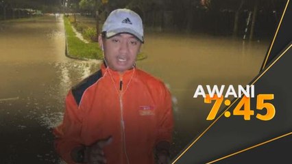 Banjir | Kawasan kediaman Kota Tinggi dinaiki air