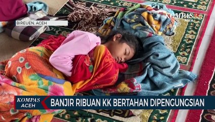 Banjir di Bireuen Ribuan KK Bertahan di Pengungsian