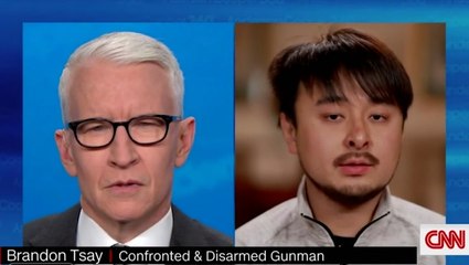 ‘I froze up’: Man who wrestled gun from California shooter recounts heroic act