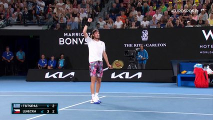 Une affaire rondement menée : Tsitsipas fait fin au parcours de Lehecka