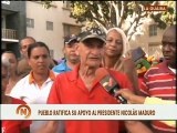 Pueblo de La Guaira brinda su apoyo al presidente Maduro y exige el fin del bloqueo económico