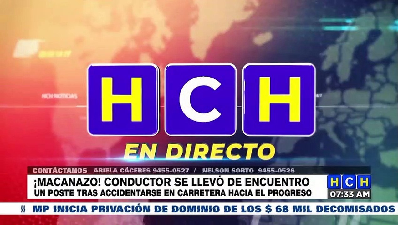 ¡Salvado de milagro! Médico "rápido y furioso" arranca poste en carretera a El Progreso