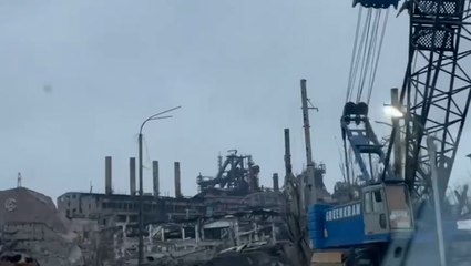 Ukraine’s Azovstal metalworks lay rusted and in ruins eight months after Russian occupation