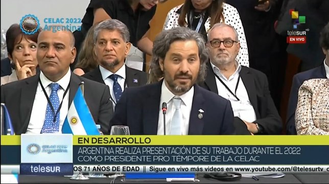Argentina rinde cuentas de su trabajo como presidenta pro témpore de la Celac