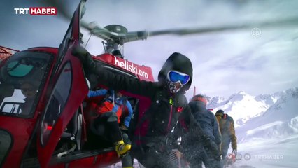 Kaçkar Dağları'nda "heliski" heyecanı devam ediyor