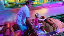 Nastya and Dad have fun at an amusement park in Abu Dhabi