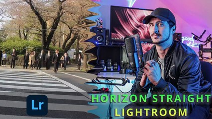 How to make horizon straight in Lightroom [Quick Tutorial]