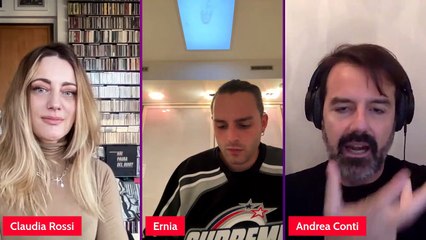 Ernia: “Io non ho paura” in diretta con Claudia Rossi e Andrea Conti