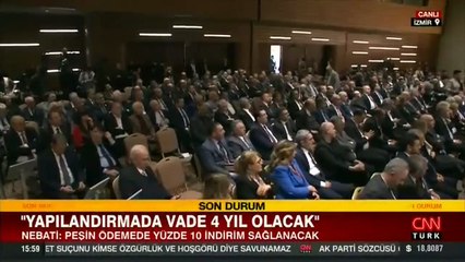 Son dakika! Bakan Nebati'den borç yapılandırma açıklaması