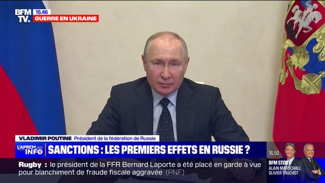 Vladimir Poutine évoque une pénurie de certains médicaments en Russie