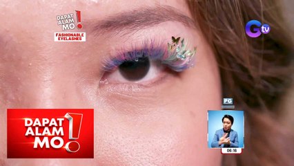 Eyelash extension na may design, paano? | Dapat Alam Mo!