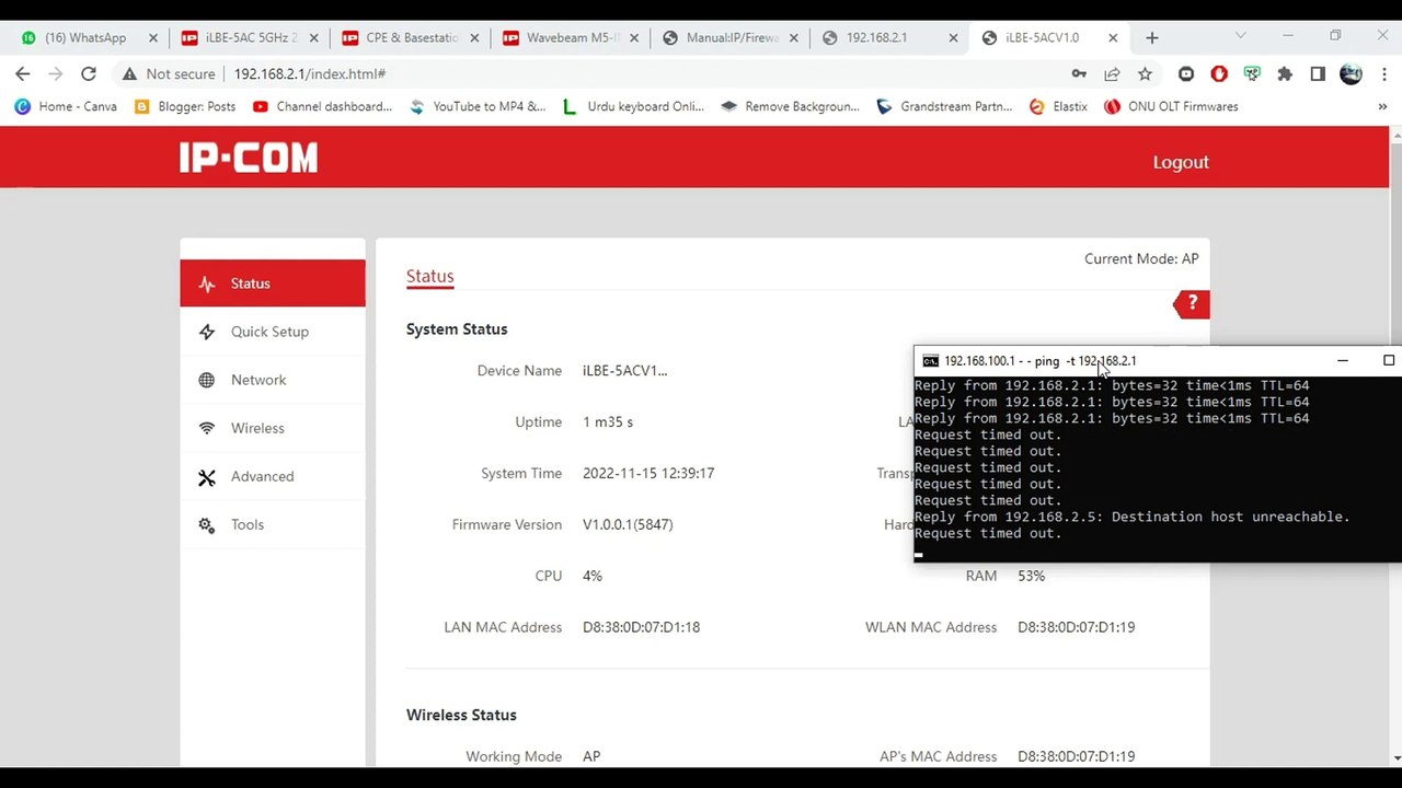 iLBE-5AC IP-COM Point to Point Configuration - How to config iLBE-5AC P2P - iLbe-5AC IP-om - iT info
