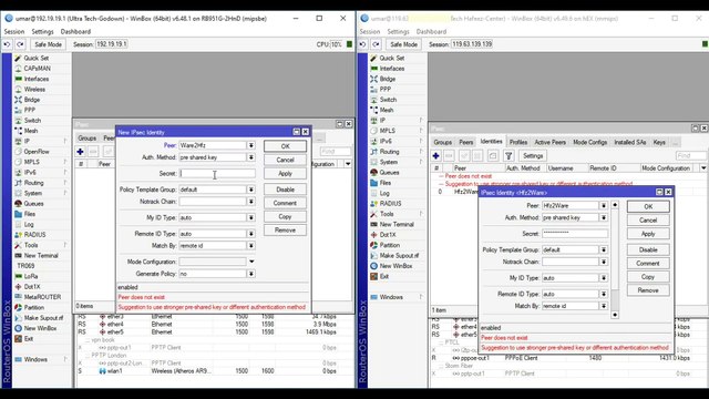 Mikrotik IPSec VPN Tunnel Site 2 Site - Mikrotik IPSec VPN - Mikrotik IPSec Site to Site iTinfo