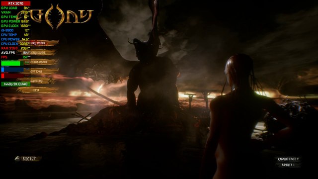 【Agony】| RTX 3070 8GB, i9-9900 | 32GB RAM | PC Benchmark @ 1440p (60ᶠᵖˢ) ᴴᴰ ✔