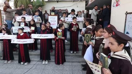 HAN YUNUS - İsveç'teki Kur'an-ı Kerim yakma eylemi protesto edildi