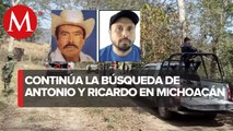 Continúa búsqueda de dos activistas desaparecidos en Michoacán
