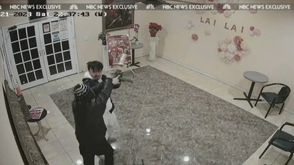 Watch: Moment ‘hero’ bystander grabs Monterey Park shooter’s gun