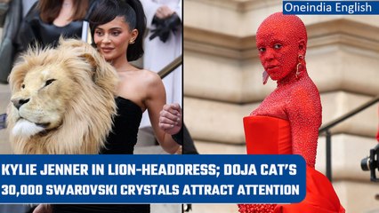 Kylie Jenner & Doja Cat Attended Schiaparelli’s Haute Couture 2023 Fashion Show | Oneindia News