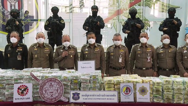 Thai police seize 1.1 tonnes of crystal meth in under a week