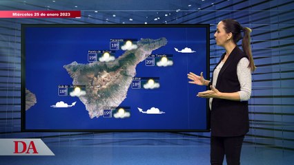 La previsión del tiempo en Canarias para mañana