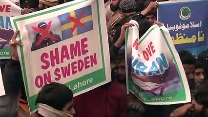 Protestos contra queima de Corão na Suécia
