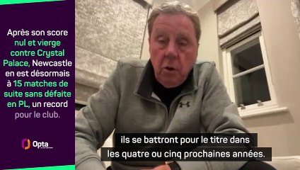 Newcastle - Redknapp voit un top 4 cette saison et la bataille pour le titre dans les prochaines années