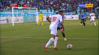 ملخص مباراة غزل المحلة والزمالك 2-1 الدورى المصري 24-1-2023