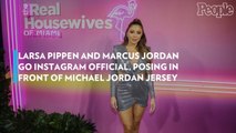 Larsa Pippen and Marcus Jordan Go Instagram Official, Posing in Front of Michael Jordan Jersey