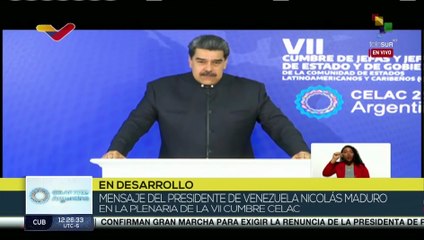 Pdte. Nicolás Maduro aboga por nueva estructura organizativa de la Celac