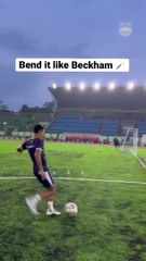 Bend it like Beckham  #persib #persibtv #shorts