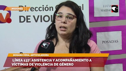 Línea 137 asistencia y acompañamiento a víctimas de violencia de género