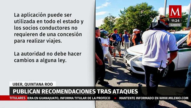 Uber publica recomendaciones para sus conductores tras agresiones por parte de taxistas