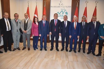 Hazine ve Maliye Bakan Yardımcısı Gürcan, Hakkari'de konuştu