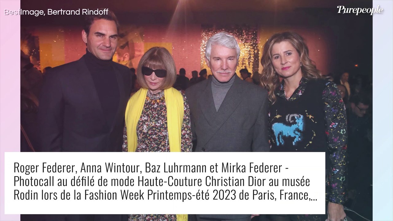 Roger Federer : Rare sortie avec Mirka pour la Fashion Week, le couple très chic pour le défilé Chanel