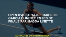 Open d'Australie: Caroline Garcia éliminée en huitièmes de finale par Magda Linette