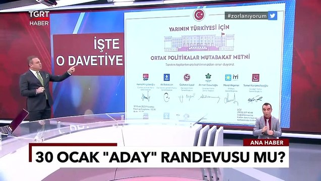 6'lı Masada 30 Ocak 'Aday' Randevusu Mu? İşte O Davetiye... - Ekrem Açıkel İle TGRT Ana Haber