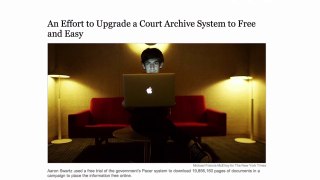Aaron Swartz: The Internet's Own Boy | FULL DOCUMENTARY |