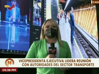 Vicepresidenta Delcy Rodríguez se reúne con autoridades del sector transporte