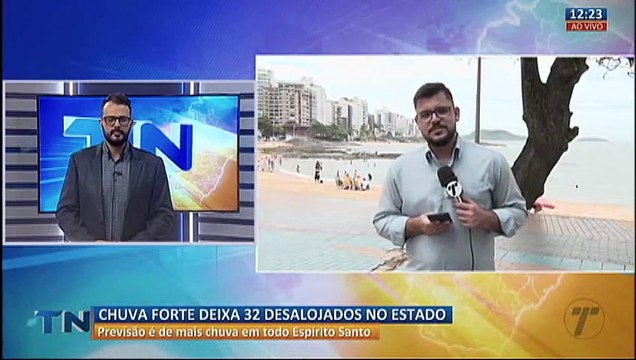 Chuva forte deixa 32 pessoas desalojadas no ES